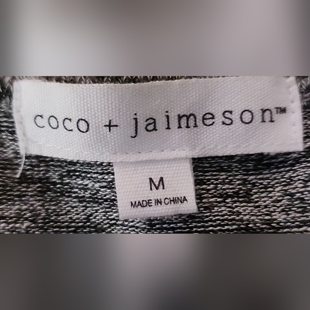 Coco + Jaimeson Gray Cardigan With Ruffled Hem Si… - image 5